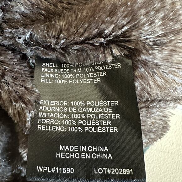 Weatherproof Vest Women XXL Olive Green Quilted Faux Fur Lined Full-Zip Classic - Picture 9 of 11